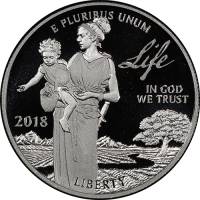 (2018w) Монета США 2018 год 100 долларов    PROOF
