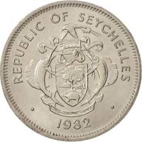 () Монета Сейшельские острова 1982 год 1  ""   Медь-Никель  UNC