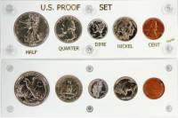 (1954, 5 м.) Набор США 1954 год  Годовой набор  PROOF