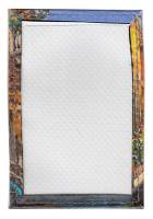 Обложка для проездного (Полимер) Принт "Красочная Венеция. Канал. Лодки", Яркие цвета