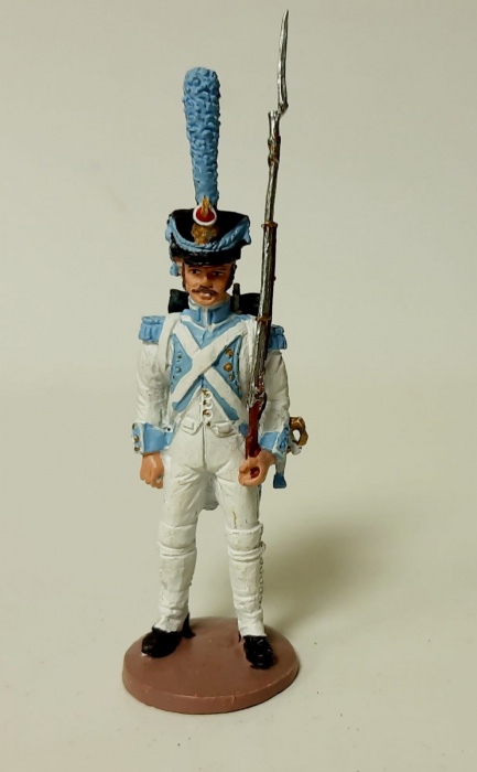 Оловянный солдатик &quot;Фузилер 3-го пехотного полка, 1805-1812 г.&quot;