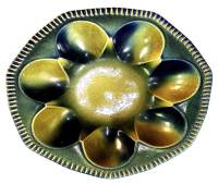 Блюдо пасхальное, керамика, Ленингр. з-д Строй Фаянс, 7*29 см., СССР (сост. отл.)