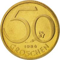 (№1959km2885) Монета Австрия 1959 год 50 Groschen