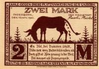 (№1921) Банкнота Германия 1921 год "2 Mark"