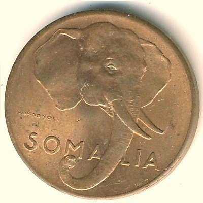 (№1950km1) Монета Сомали 1950 год 1 Centesimo