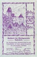 (№1920) Банкнота Австрия 1920 год "50 Heller"