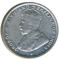 (№1919km30a) Монета Стрейтс Сетлментс 1919 год 20 Cents