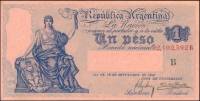 (№1908P-243a.2) Банкнота Аргентина 1908 год "1 Peso"