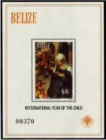 (№1980-24) Блок марок Белиз 1980 год "Paumgartner Алтарь", Гашеный