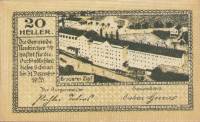 (№1920) Банкнота Австрия 1920 год "20 Heller"