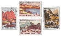 1968-091-94  Серия Набор марок (4 шт) СССР  Курорты СССР II Θ