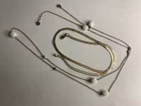 Цепочка 2 шт серебро 925 пр