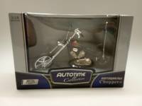 Модель мотоцикл 1:18 Chopper новый в коробке Autotime