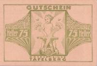 (№1920) Банкнота Австрия 1920 год "75 Heller"