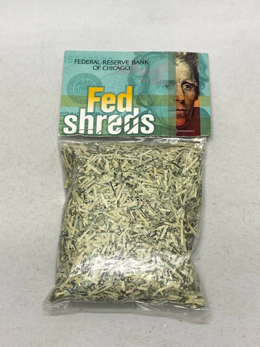 Утилизированные доллары США Fed shreds