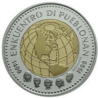 (№1999km47) Монета Ниделандские Антильские острова 1999 год 75 Gulden (Встреча нового тысячелетия ку