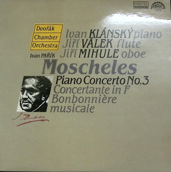 Пластинка виниловая , Moscheles,Concerto №3 Supraphon 300 мм. (Сост. на фото)