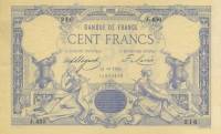 (№1884P-63b.2) Банкнота Франция 1884 год "100 Francs" (Подписи: A)