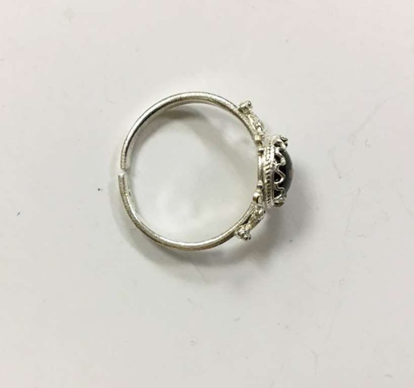 Кольцо "Финифть", серебрение (сост. на фото)