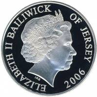 () Монета Остров Джерси 2006 год 5 фунтов ""   UNC