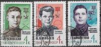 (1966-017-19) Серия Набор марок (3 шт) СССР    Герои Великой Отечественной войны II Θ