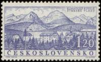 (1958-032) Марка Чехословакия "Штрбске Плесо"    Чехословацкие Спа I Θ