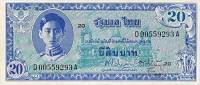(№1946P-66a) Банкнота Тайланд 1946 год "20 Baht"