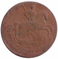(1758) Монета Россия 1758 год 1 копейка    VF