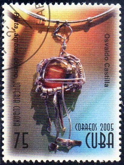 (№4764) Марка Куба 2005 год &quot;Кулон Освальдо Кастилья&quot;, Негашеная