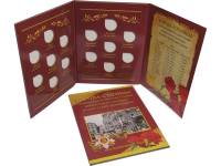 Альбом-планшет АП-14ОГС для 14 монет "Освобожденные города-столицы". Россия, #0028250