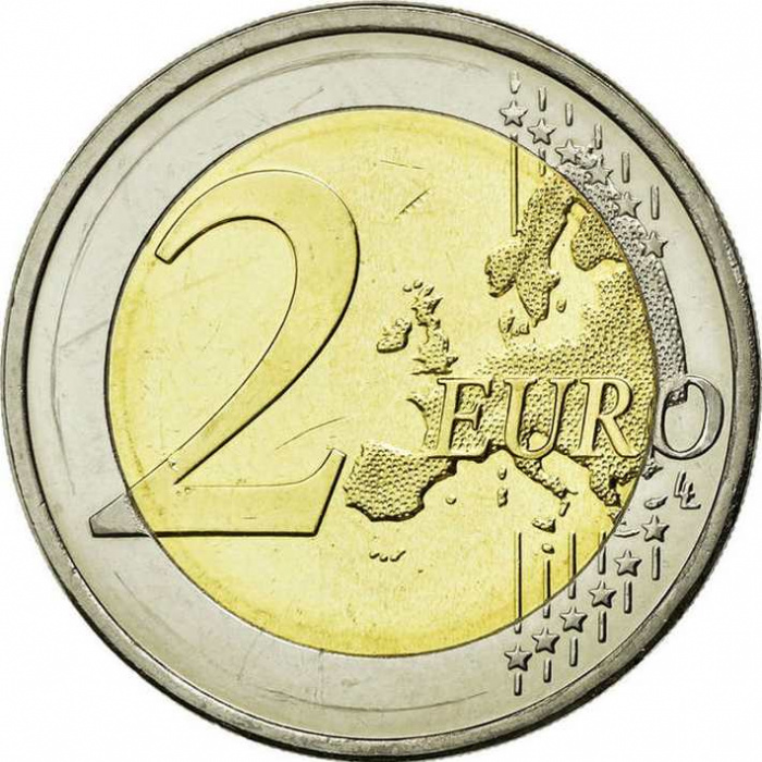(2010) Монета Кипр 2010 год 2 евро    UNC