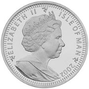 () Монета Остров Мэн 2002 год 1 крона ""   AU