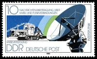 (1980-014) Марка Германия (ГДР) "Антена"    Телекоммуникации II Θ