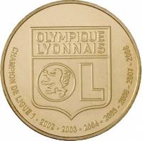 () Монета Франция 2009 год 1 1/2 евро ""   PROOF