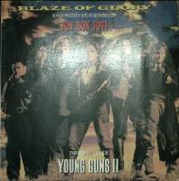 Пластинка виниловая Blaze of Glory Jon Bon Jovi Young Guns 2 . 300 мм. Excellent