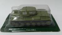 "Русские танки", модель КВ-1  (в коробке-блистере)