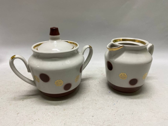 Сахарница и молочник Городница