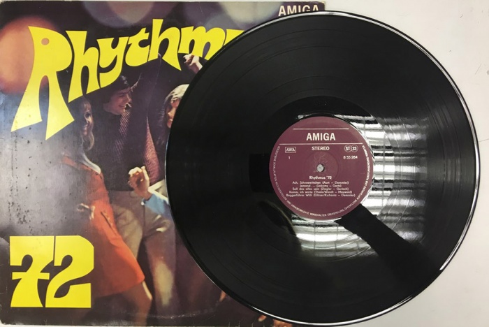 Пластинка виниловая , Rhythmus`72 Amiga 300 мм. (сост. на фото)