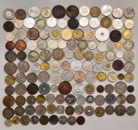 Набор иностранных монет 130 штук