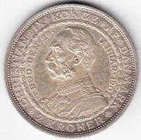 () Монета Дания 1906 год 2 кроны ""  Серебро (Ag)  UNC