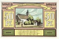 (№1921) Банкнота Германия 1921 год "50 Pfennig"