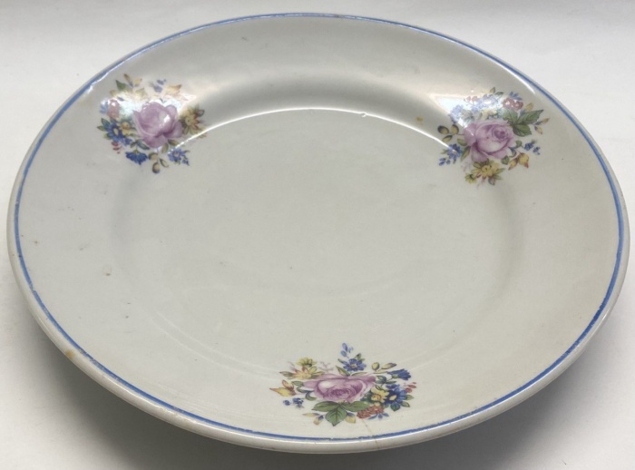 Тарелка суповая фарфор Пролетарий 1952 г