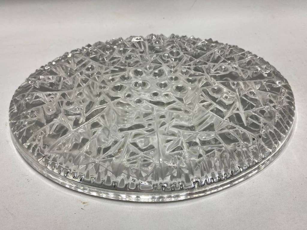 Поднос хрусталь СССР 28*20*3 см