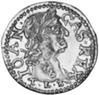 (№1665km54.2) Монета Литва 1665 год frac12; Ducat