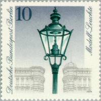 (1979-019) Марка Германия (ФРГ) "Газовая лампа"    Старые фонари III Θ