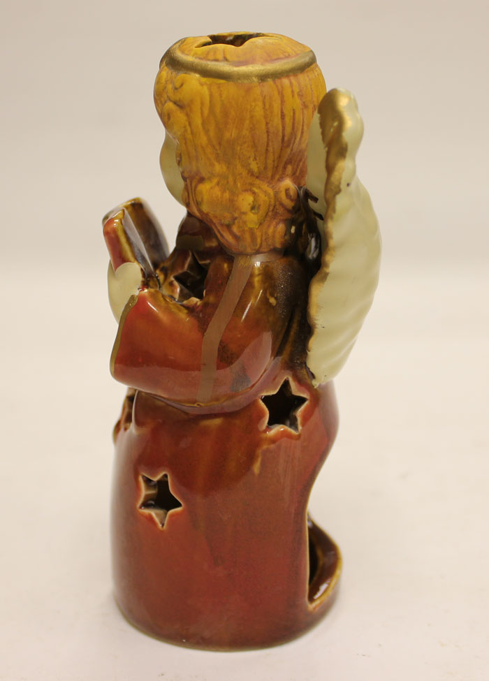 Подсвечник для плавающей свечи &quot;Рождественский ангел&quot;, керамика (состояние на фото)