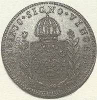 (№1831km378) Монета Бразилия 1831 год 40 Reacute;is