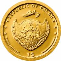 (№2006km325) Монета Палау 2006 год 1 Dollar (Муравьиный Лев)