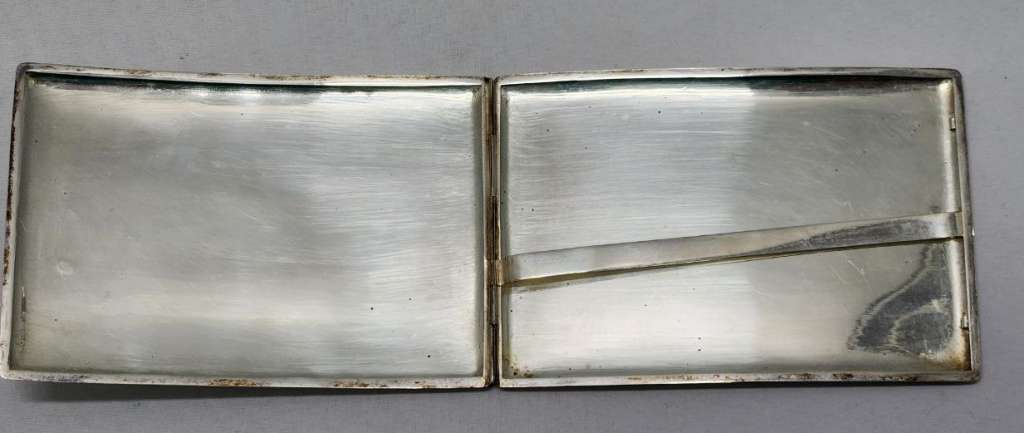 Портсигар серебро 875 проба 137 грамм Китай или Вьетнам