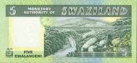  Банкнота Свазиленд 1974 год 5     UNC